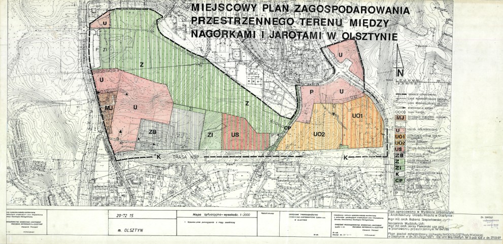 Plan Nagórki - Jaroty 1997